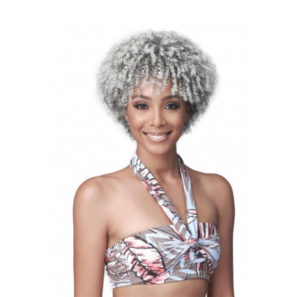 Bobbi Boss Miss Origin Human Hair Blend Wig – MOG004 Pam | Black Hairspray