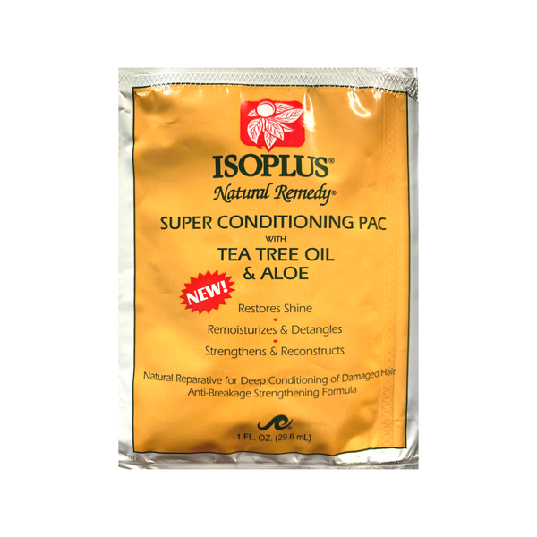 Isoplus Natural Remedy Super Conditioning Pac W/ Tea Tree Oil & Aloe 1 OZ