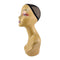 Black Hairspray Premium 18" Mannequin Wig Head Medium