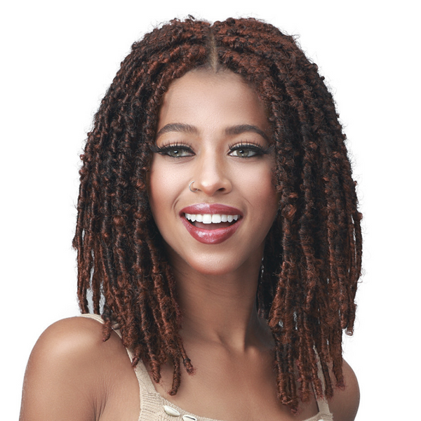 Bobbi Boss Natural Style Premium Synthetic Lace Front Wig - MLF614 Calif. Butterfly Locs 16 | Black Hairspray