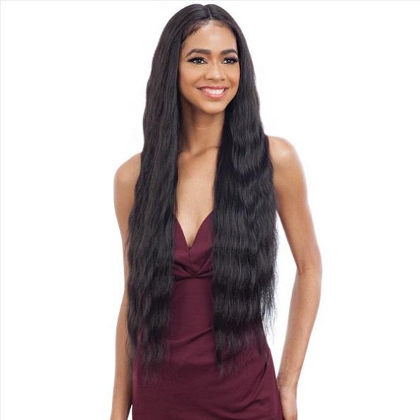 Model Model Synthetic Freedom Part Lace Front Wig – Number 010