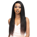 Janet Collection Melt 100% Virgin Remy Human Hair Bundle Weave - Natural Straight 3PCS + 4" x 5" HD Closure