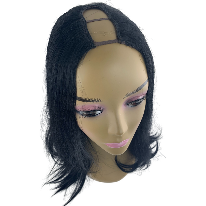 Its A Wig 100% Natural Human Hair Lace Front Wig - HH U Part Straight