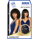 Sensationnel 12A Unprocessed 100% Virgin Human Hair Wet & Wavy Full Wig - Bohemian Bob