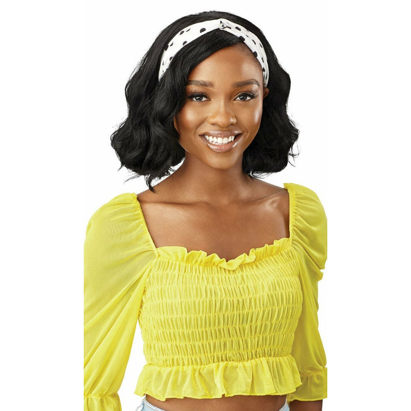 Outre Converti-Cap Synthetic Drawstring Half Wig - Celestial Waves