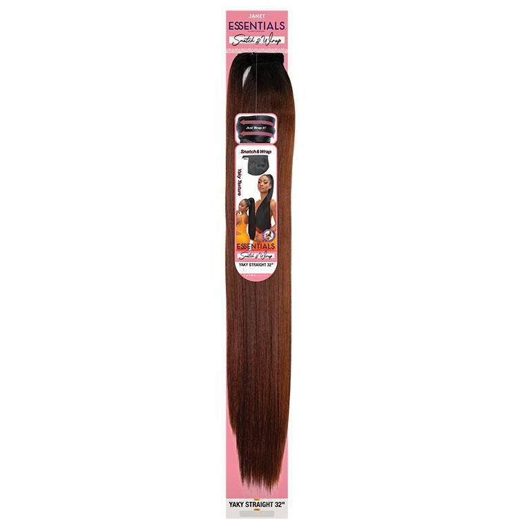 Janet Collection Essentials Snatch & Wrap Ponytail - Yaky Straight 32"