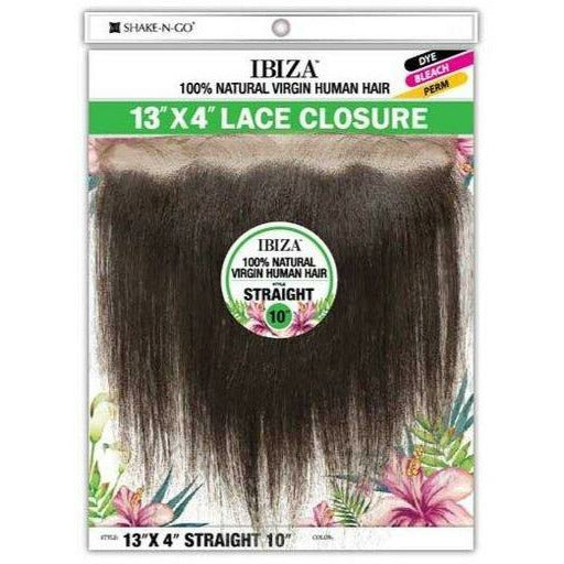Shake-N-Go Ibiza 100% Virgin Human Hair 13" x 4" Lace Frontal Closure - Straight