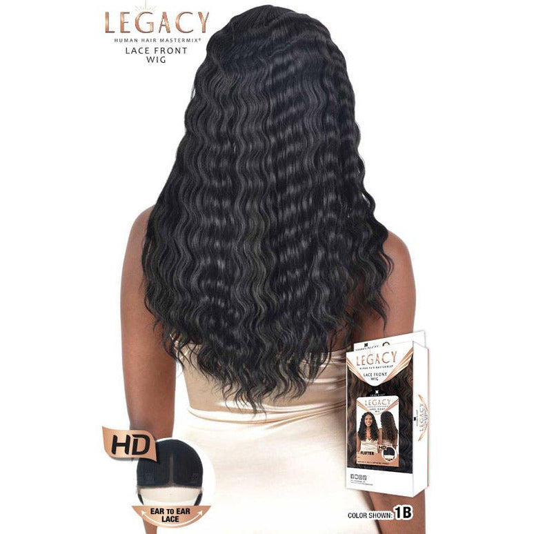Shake-N-Go Legacy Human Hair Blend HD Lace Front Wig - Flutter