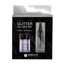 Absolute New York Glitter All Day Set Glitter & Primer | Black Hairspray