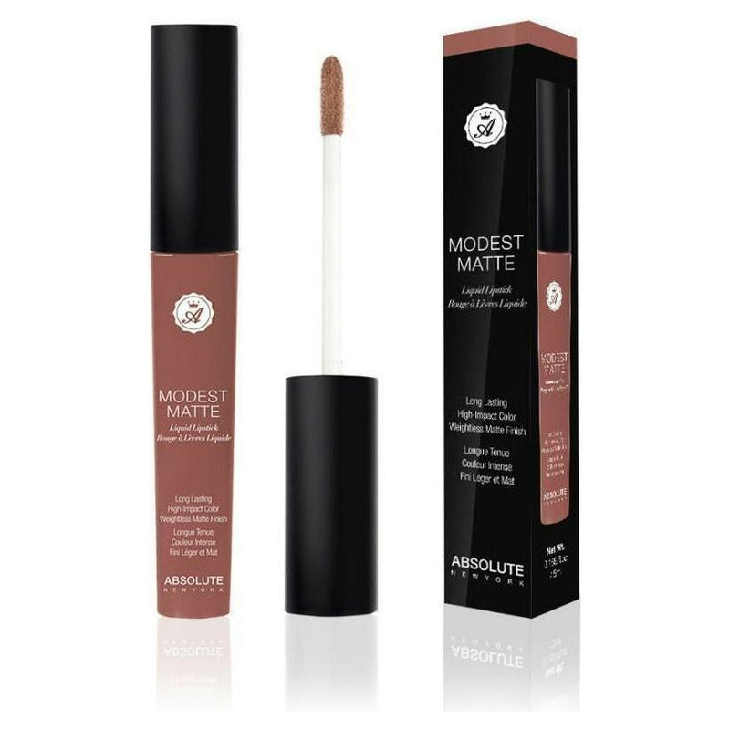 Absolute New York Modest Matte Liquid Lipstick | Black Hairspray