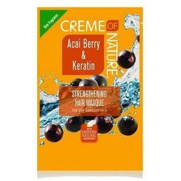 Creme Of Nature Acai Berry & Keratin Strengthening Hair Mask 1.75 oz
