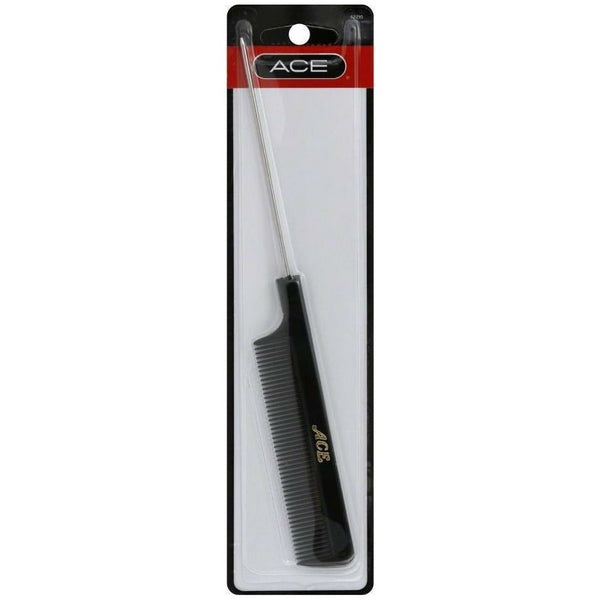 Ace Rattail Curling & Teasing Comb #62210 | Black Hairspray