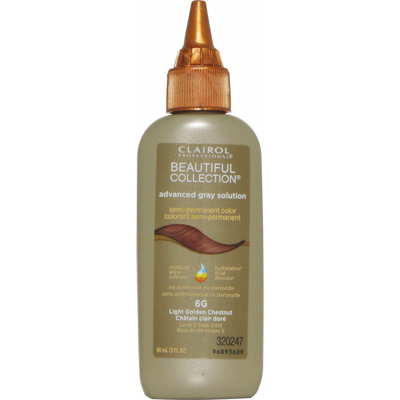 Clairol Beautiful Collection Advanced Gray Solution – Light Golden Chestnut