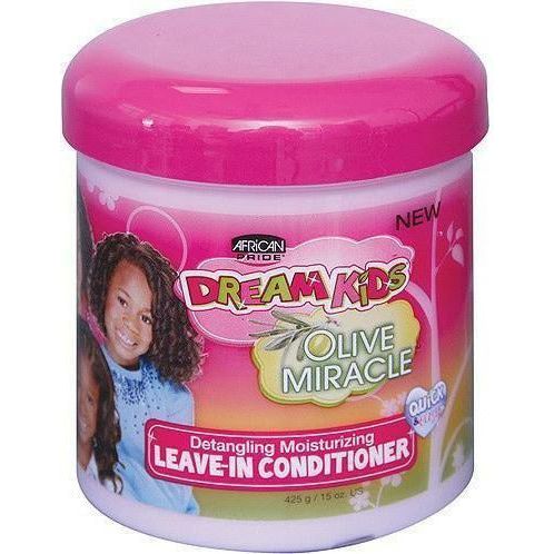 African Pride Dream Kids Olive Miracle Leave-In Conditioner 15 OZ | Black Hairspray
