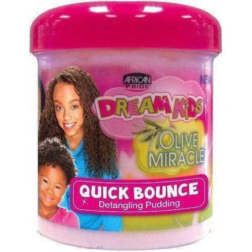 African Pride Dream Kids Olive Miracle Quick Bounce 15 OZ | Black Hairspray