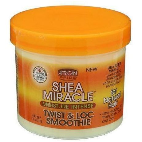 African Pride Shea Miracle Moisture Intense Twist & Loc Smoothie 12 OZ | Black Hairspray