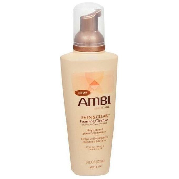 Ambi Even & Clear Foaming Cleanser 6 OZ | Black Hairspray