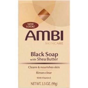 Ambi Black Soap with Shea Butter 3.5 OZ | Black Hairspray