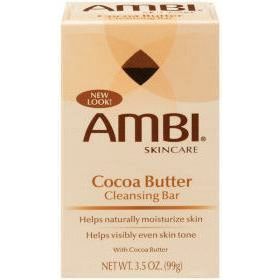 Ambi Cocoa Butter Cleansing Bar 3.5 OZ | Black Hairspray