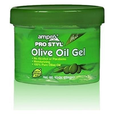 Ampro Pro Styl Olive Oil Gel 10 OZ | Black Hairspray