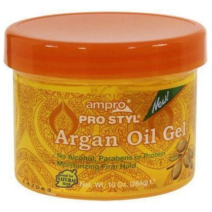 Ampro Pro Styl Argan Oil Gel 10 OZ | Black Hairspray