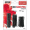 Annie 100 Assorted Crimped Hair Pins - Black #3317 | Black Hairspray