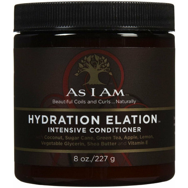 As I Am Hydration Elation 8 oz | Black Hairspray