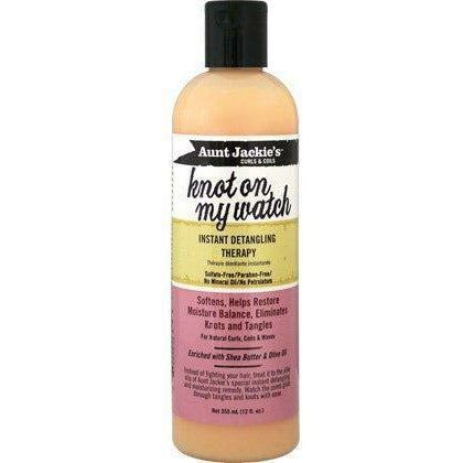 Aunt Jackie's Knot On My Watch Instant Detangling Therapy 16 OZ | Black Hairspray