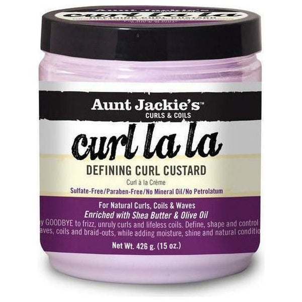 Aunt Jackie's Curl La La Defining Curl Custard 15 OZ | Black Hairspray