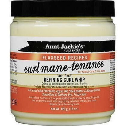 Aunt Jackie's Curl Mane-Tenance Defining Curl Whip 15 OZ | Black Hairspray