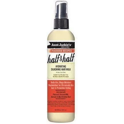 Aunt Jackie's Half & Half Hydrating Silkening Hair Milk 12 OZ | Black Hairspray
