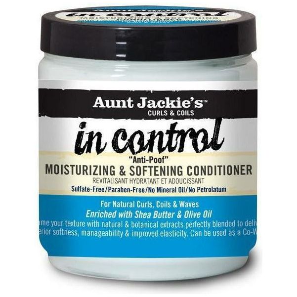 Aunt Jackie's In Control Moisturizing & Softening Conditioner 15 OZ | Black Hairspray