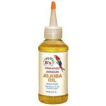 B's Organic Jamaican Jojoba Oil 4 OZ | Black Hairspray