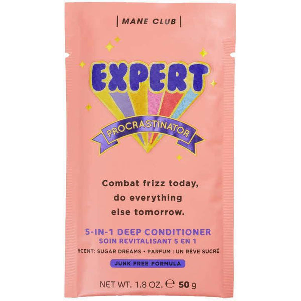 Mane Club Expert Procrastinator 5-in-1 Deep Conditioner Frizz Control Hair Mask 1.8 OZ