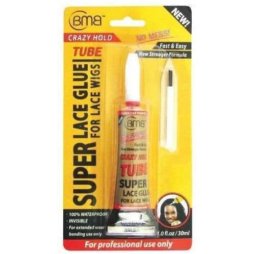 BMB Super Lace Glue Crazy Hold Tube 1 OZ | Black Hairspray