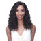 Bobbi Boss 360° 13" X 4" Wet & Wavy Glueless Human Hair Lace Front Wig - MHLF539 Lena | Black Hairspray