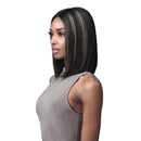 Bobbi Boss 100% Unprocessed Human Hair Lace Front Wig - MHLF560 Evelina | Black Hairspray