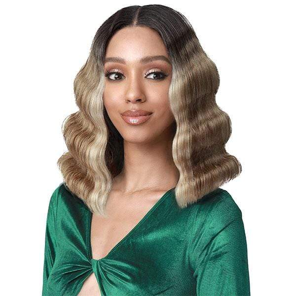 Bobbi Boss Synthetic 5" Deep Lace Part Lace Front Wig - MLF430 Faith | Black Hairspray