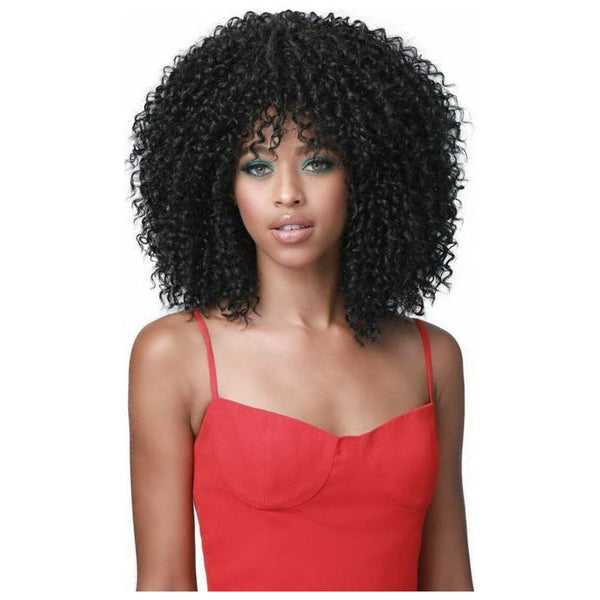 Bobbi Boss Miss Origin Human Hair Blend Wig – MOG006 Tina | Black Hairspray