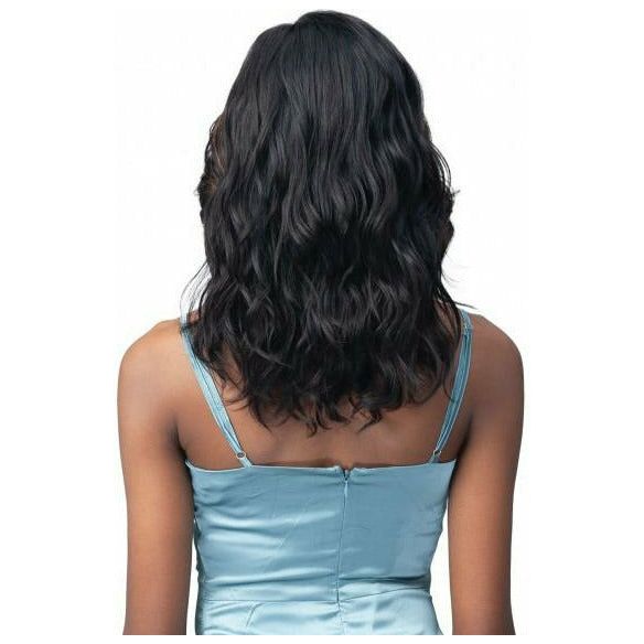 Bobbi Boss 100% Unprocessed Human Hair Lace Front Wig - MHLF561 Astin | Black Hairspray