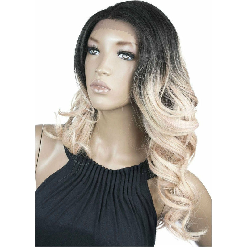 Bobbi Boss Synthetic Swiss Lace Front Wig – MLF-222 Sylvanna | Black Hairspray
