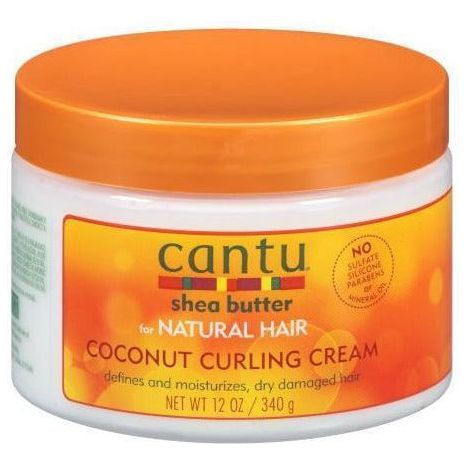 Cantu Shea Butter for Natural Hair Coconut Curling Cream 12 OZ | Black Hairspray