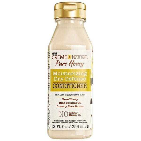 Creme Of Nature Pure Honey Moisturizing Dry Defense Conditioner 12 OZ