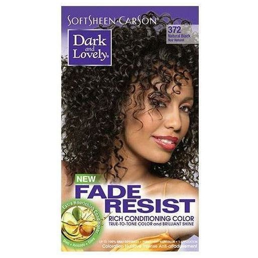 Dark and Lovely Fade Resist Rich Conditioning Color 372 Natural Black