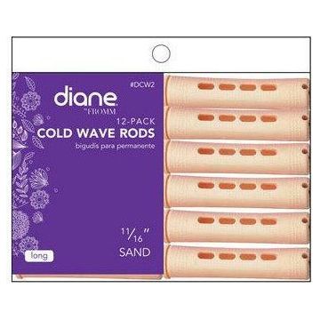 Diane Cold Wave Rods 11/16" Sand 12PK #DCW2