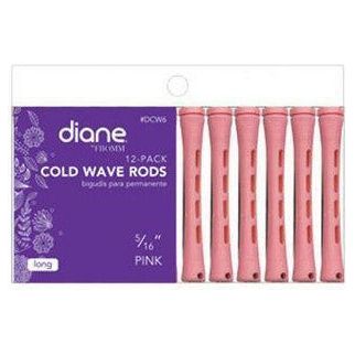 Diane Cold Wave Rods 5/16" Pink 12PK #DCW6