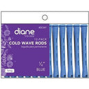 Diane Cold Wave Rods 1/4" Blue 12PK