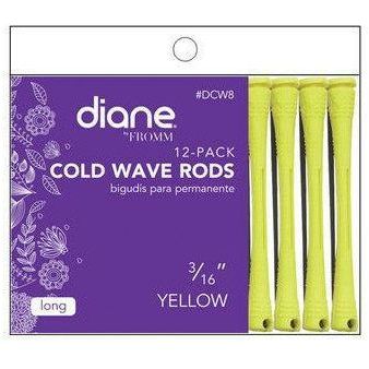 Diane Cold Wave Rods 3/16" Yellow 12PK #DCW8
