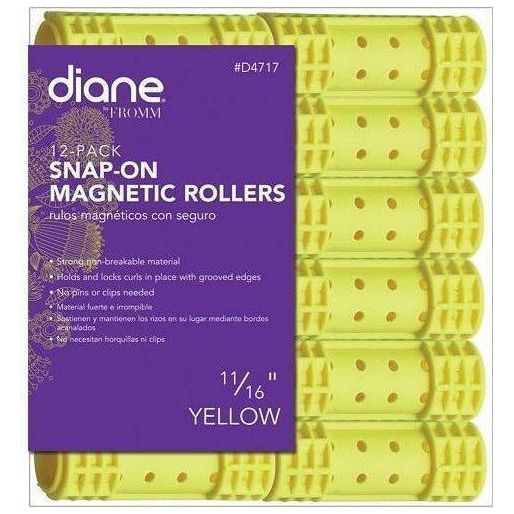 Diane 11/16" Snap-On Magnetic Rollers 12-Pack