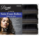Diane 1 1/2" Satin Foam Rollers 6-Pack